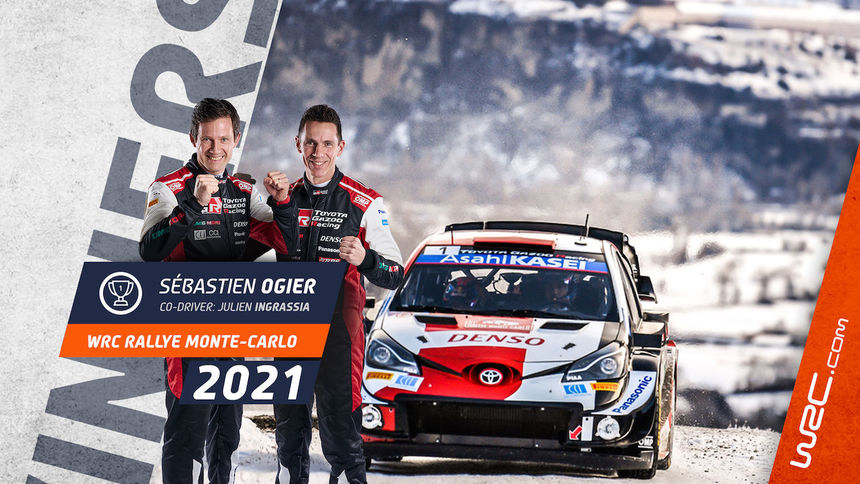 Sebastien Ogier a câştigat pentru a opta oară Raliul Monte-Carlo