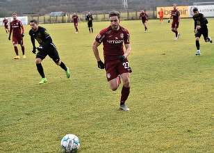 CFR Cluj a remizat cu Gaz Metan Mediaş, scor 1-1, într-un meci amical