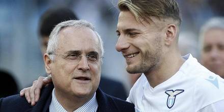 Preşedintele clubului Lazio, Claudio Lotito, şi căpitanul Ciro Immobile au fost primiţi în audienţă privată de Papa Francisc