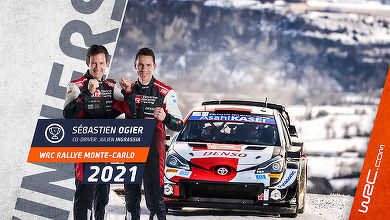 Sebastien Ogier a câştigat pentru a opta oară Raliul Monte-Carlo