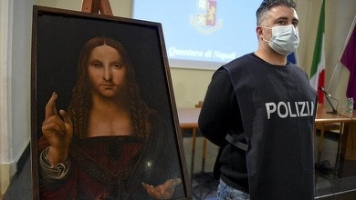 Un „Salvator Mundi”, operă realizată în atelierul lui Leonardo da Vinci, a fost găsit în apartamentul unui napolitan