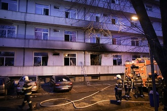Incendiu la Institutul Matei Balş – O pacientă cu COVID-19, din pavilionul în care s-a produs incendiul, a decedat