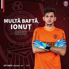 Ionuţ Rus, împrumutat de CFR Cluj la FC Hermannstadt