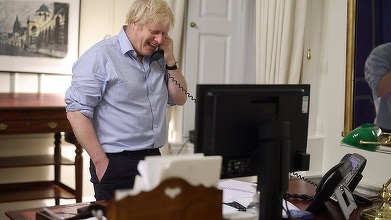 Prim-ministrul britanic Boris Johnson, primul lider european sunat de Biden