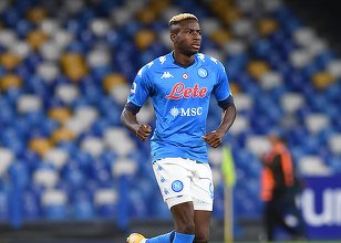 Napoli: Victor Osimhen a fost testat pozitiv cu coronavirus