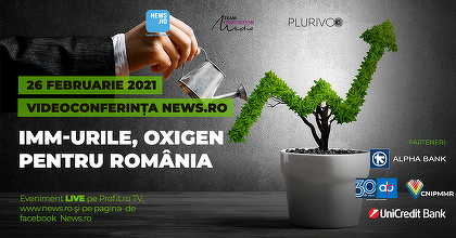 Ministrul Economiei, Antreprenoriatului şi Turismului, Claudiu Năsui, participă la videoconferinţa News.ro „IMM-urile, oxigen pentru România”