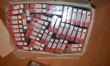 Ţigarete de provenienţă Duty-Free în valoare de aproximativ 82.000 de lei, confiscate la punctul de frontieră Brodina | FOTO