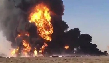 Cel puţin 60 de oameni au fost răniţi, în explozia a sute de vehicule-cisternă pentru carburanţi, la un post vamal între Afganistan şi Iran