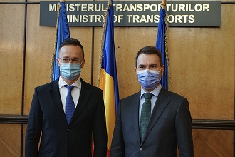 Cătălin Drulă a discutat cu ministrul ungar de Externe Péter Szijjártó despre proiectele de investiţii în infrastructură rutieră şi feroviară, transportul rutier, reducerea timpilor de aşteptare la frontieră pentru transportul feroviar, dar şi transportul pe Dunăre