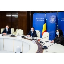 Premierul Florin Cîţu s-a întâlnit joi cu delegaţia Consiliului de afaceri americano–român. Discuţiile au vizat perspectivele consolidării prezenţei investiţionale a acestora în România