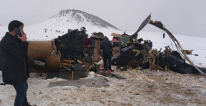 Comandantul Armatei a 8-a turce, generalul Osman Erbas, şi zece militari, morţi în urma prăbuşirii unui elicopter de tip Cougar în sud-estul Turciei