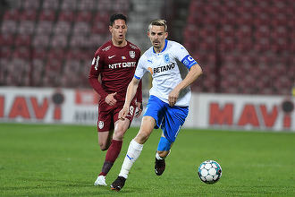 CFR Cluj – Universitatea Craiova, scor 1-2, în play-off-ul Ligii I. Oltenii au marcat ultimul gol pe final