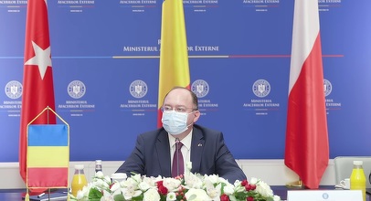 Aurescu: Trilaterala România – Polonia – Turcia funcţionează foarte bine, contribuind semnificativ la consolidarea NATO şi a flancului estic / Miniştrii de Externe au semnat o Declaraţie comună