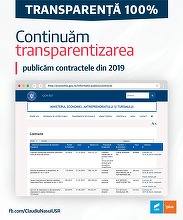 Ministrul Economiei anunţă că a publicat şi contractele pe anul 2019 încheiate de minister: Atunci când vom avea certitudinea că banii noştri nu vor mai fi furaţi de aceleaşi mafii de partid, va creşte şi conformarea voluntară