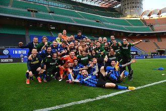 Ionuţ Radu a jucat o repriză la Inter în meciul din Serie A cu Sampdoria, scor 5-1