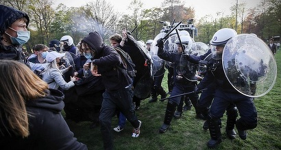 Belgia – 132 de arestări la o manifestaţie interzisă în Bruxelles