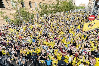 Villarreal a sărbătorit alături de mii de fani câştigarea Ligii Europa