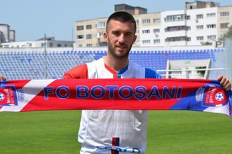 Atacantul macedonean Petar Petkovski la FC Botoşani