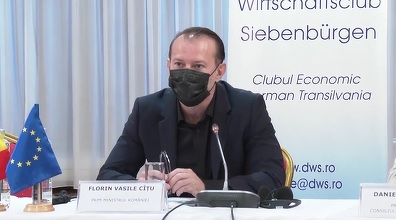 Cîţu, la întâlnirea cu reprezentanţii Clubului Economic German de la Sibiu: Am dat câteva mesaje clare: reforme, investiţii, fără taxe noi sau taxe majorate – VIDEO