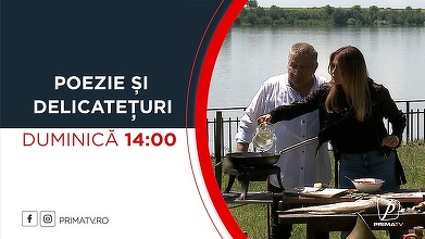 Anca Ţurcaşiu este invitată la „Poezie şi delicateţuri”, emisiunea semnată de Mircea Dinescu la Prima TV – VIDEO