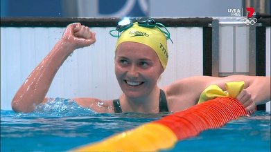 Katie Ledecky, învinsă de Ariarne Titmus în finala probei de 400 de meri liber