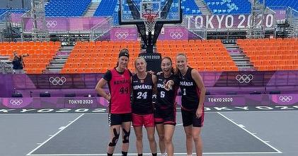 JO, baschet 3×3: România – China, scor 10-21, în primul meci din competiţie