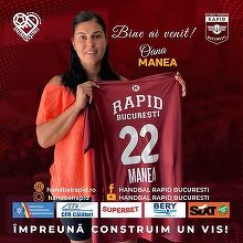 Oana Manea revine în handbal şi va evolua la Rapid