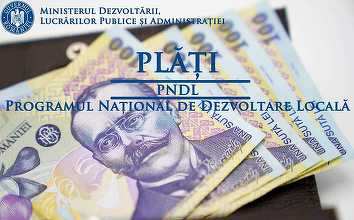 Ministerul Dezvoltării: Plăţi de peste 100 de milioane de lei, pentru investiţii realizate prin PNDL