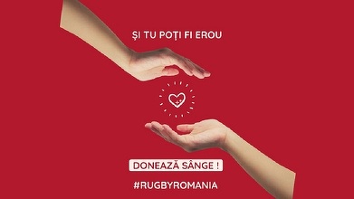 FR Rugby organizează campanii de donare de sânge în septembrie şi decembrie