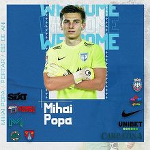 Portarul Mihai Popa, la FC Voluntari