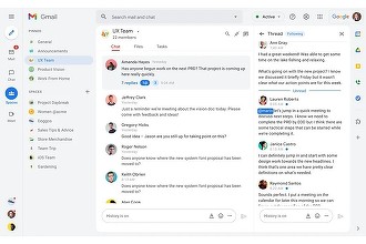Google lansează noi funcţii de comunicare şi un nou design pentru Gmail