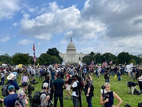 Manifestaţie pro-Trump la Capitoliul SUA. Poliţiştii, mai mulţi decât protestatarii – VIDEO