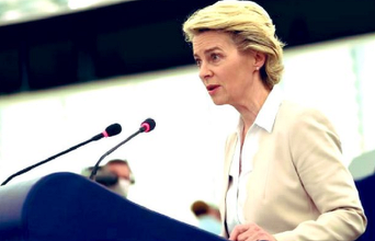 Preşedinta Comisiei Europene Ursula von der Leyen vizitează luni România pentru a prezenta evaluarea PNRR / Îmtrevederi cu şeful statului Klaus Iohannis şi premierul Florin Cîţu