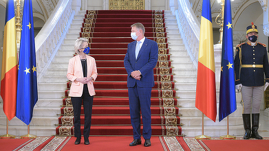 Preşedinta Comisiei Europene Ursula von der Leyen a fost primită, luni, la Palatul Cotroceni – VIDEO